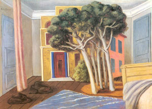 Giorgio De Chirico, 'La camera dell'artista sul Mediterraneo' (1928)