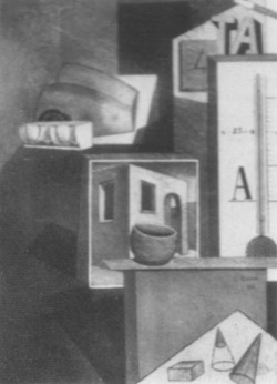 Carlo Carrà, 'Composizione TA' (1916-1918)