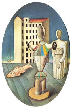 Carlo Carrà, 'L'ovale delle apparizioni' (1918)