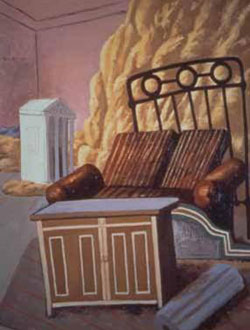 Giorgio De Chirico, 'Mobili nella stanza' (1927)