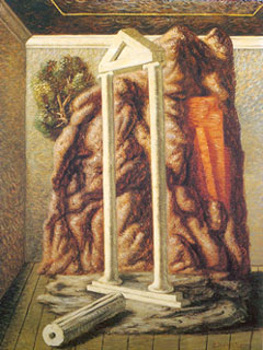 Giorgio De Chirico, 'Colonne nella stanza' (1928)