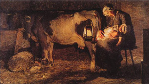 Giovanni Segantini, 'Le due madri' (1889)