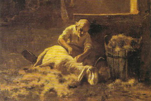 Giovanni Segantini, 'Il reddito del pastore' (1883)