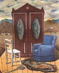 Giorgio De Chirico, 'Mobili nella valle' (1968)