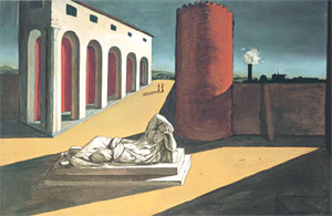 Giorgio De Chirico, 'The joys and enigmas of a strange hour' (1913)