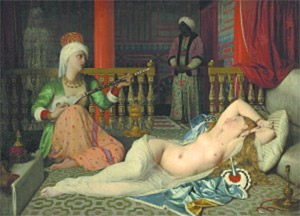 Jean Auguste Dominique Ingres, 'Odalisque with a Slave' (1839-1840)