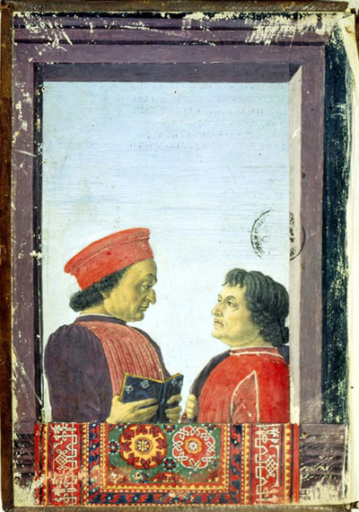 Federico da Montefeltro, urbinate, e Cristoforo Landino, fiorentino